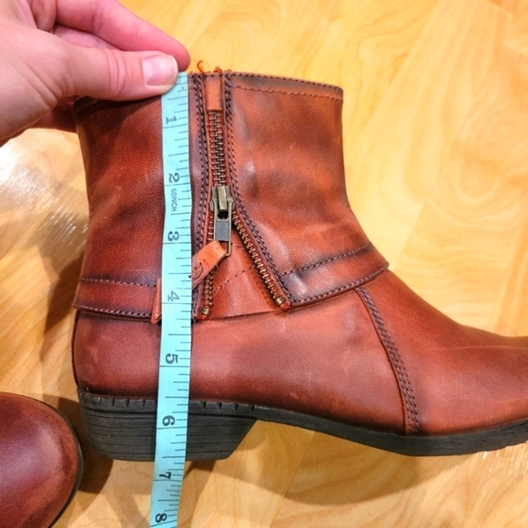 Pikolions Women's Leather Zip Ankle Boots Booties Size 38 - Picture 13 of 15